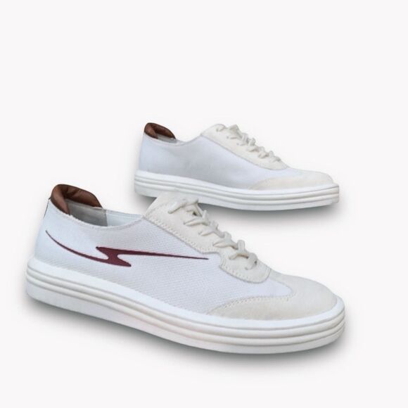 Franco Sarto Retro Luminere IG Everyday Neutral Sneaker Shoes Women's size 7.5 - Picture 4 of 16